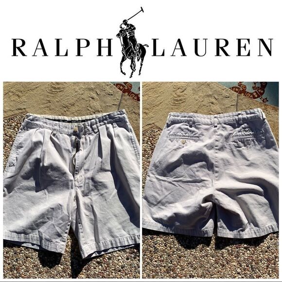 34” Slim fits‎ like 30” Ralph Lauren Khaki Shorts - Picture 2 of 5